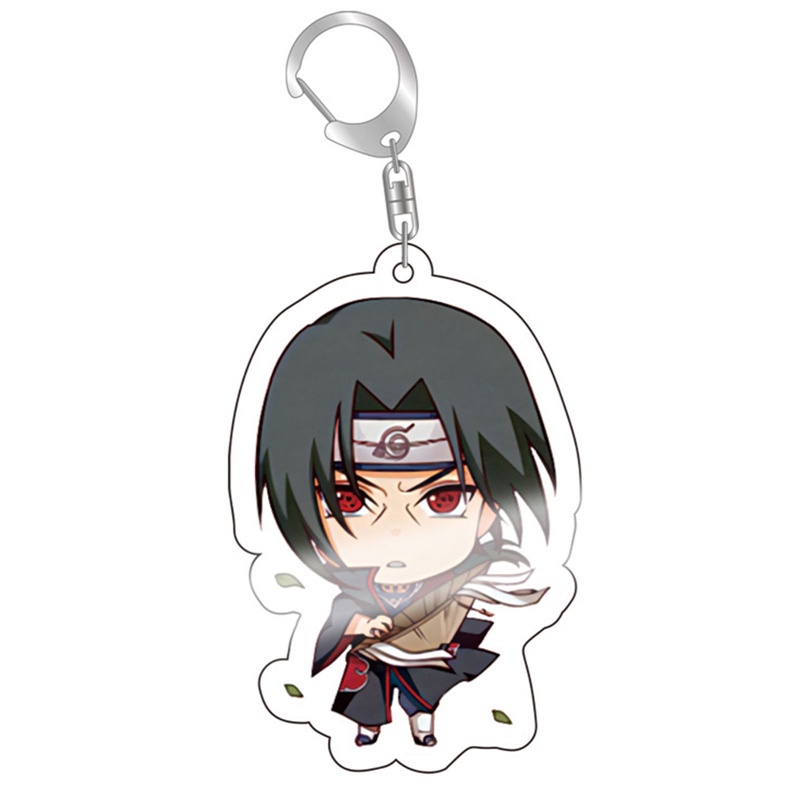 Móc Khóa Acrylic Hình Nhân Vật Anime Naruto Uzumaki Uchiha Sasuke