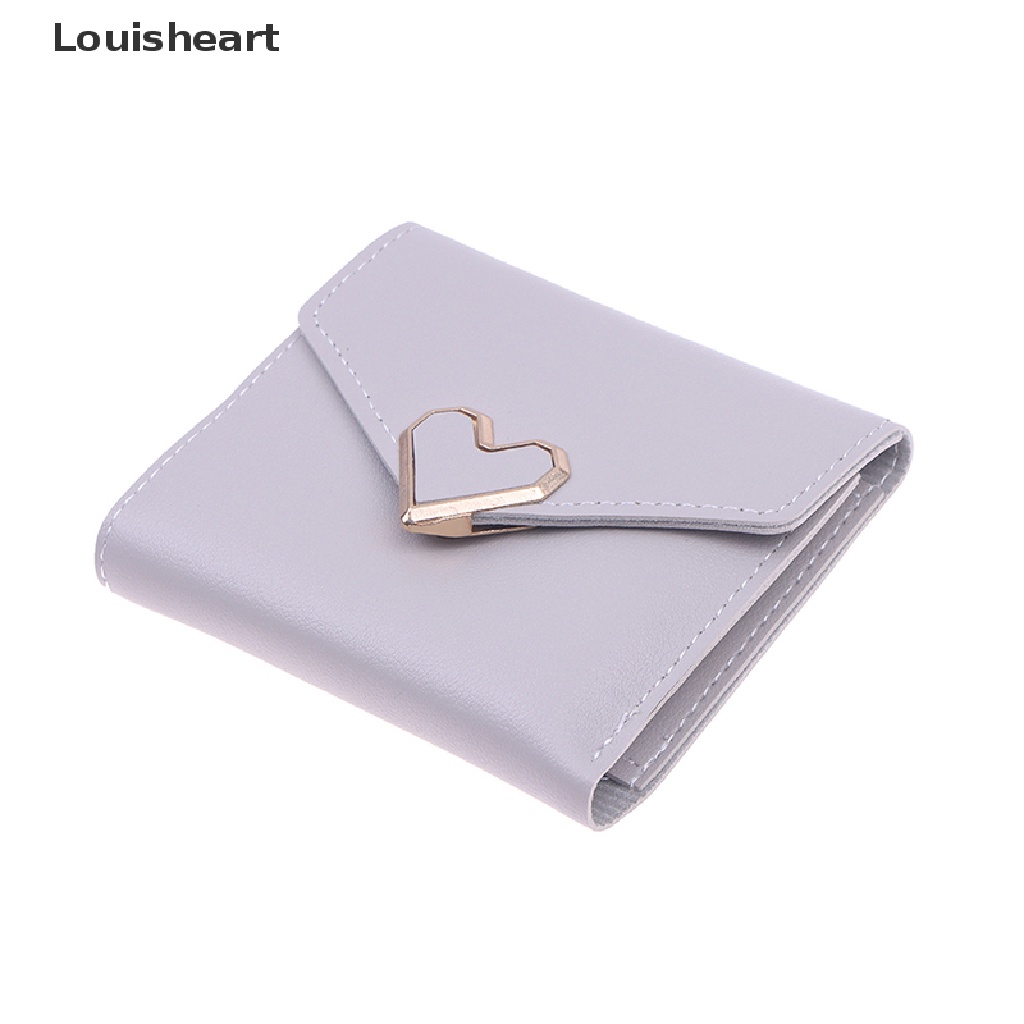 1 Ví Đựng Tiền Xu Louisheart Mini In Họa Tiết Trái Tim Xinh Xắn Dành Cho Nữ