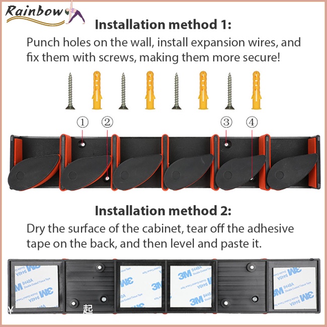 Giá Đỡ Cần Câu Cá Gắn Tường Đường Kính 3-19mm Tiện Dụng
