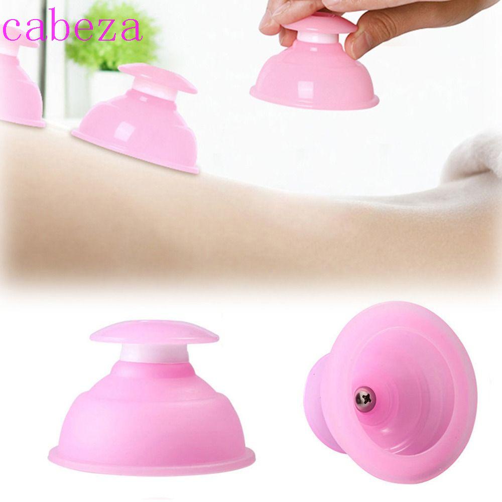 Cốc Giác Hơi Mát Xa Cơ Thể Bằng Silicon Mềm Màu Hồng Giúp Thư Giãn Giảm Đau