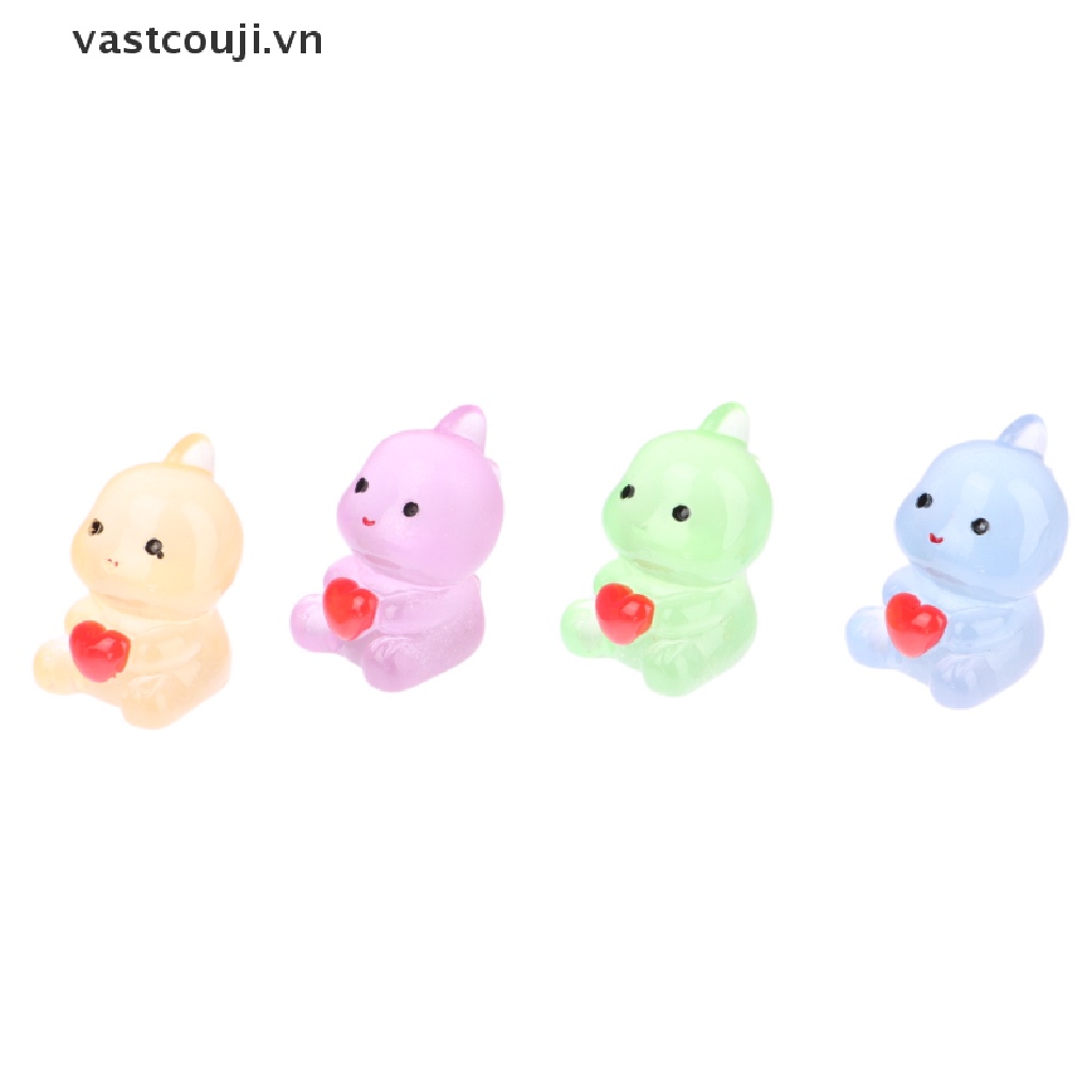 Set 10 Mặt Dây Chuyền Hình Khủng Long Dạ Quang DIY