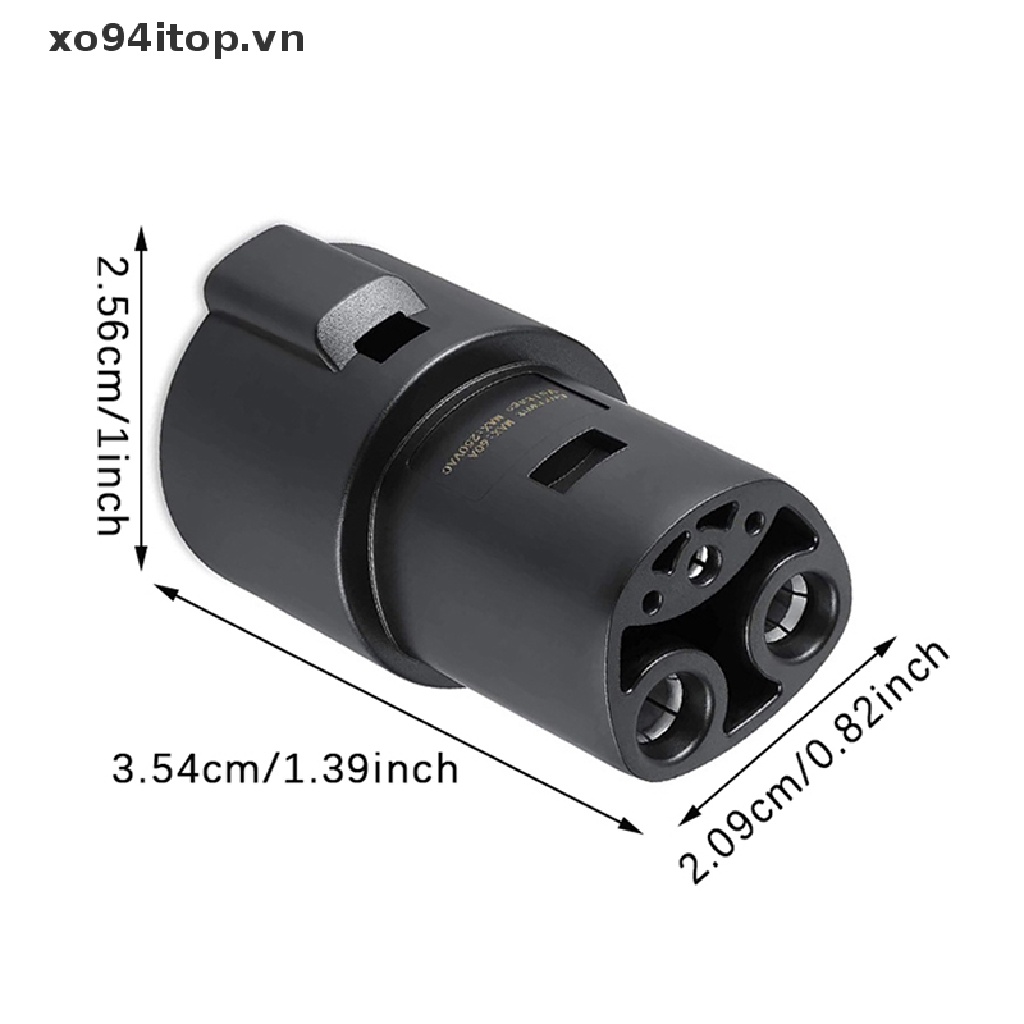 Đầu Nối Sạc Xe Hơi Điện XOITOP Tiêu Chuẩn Mỹ