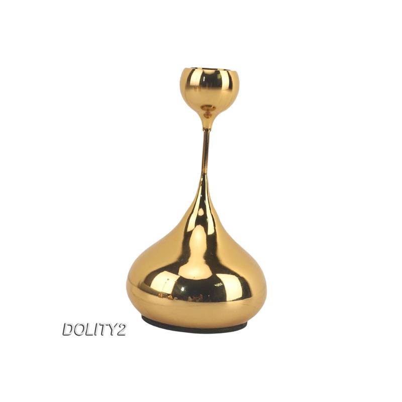 [Dolity2] Giá Đỡ Nến Bằng Kim Loại Trang Trí Nhà Cửa