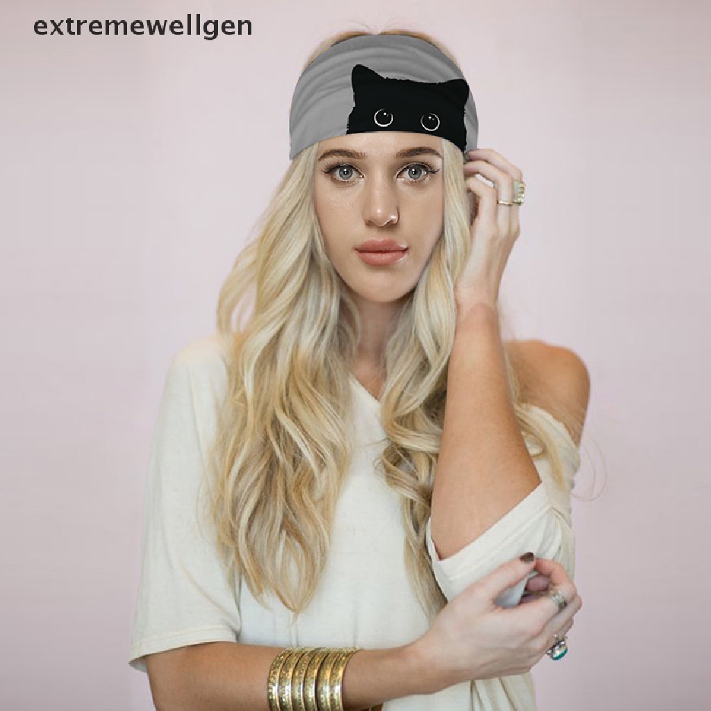 Băng Đô Bản Rộng Thấm Mồ Hôi In Họa Tiết 3D