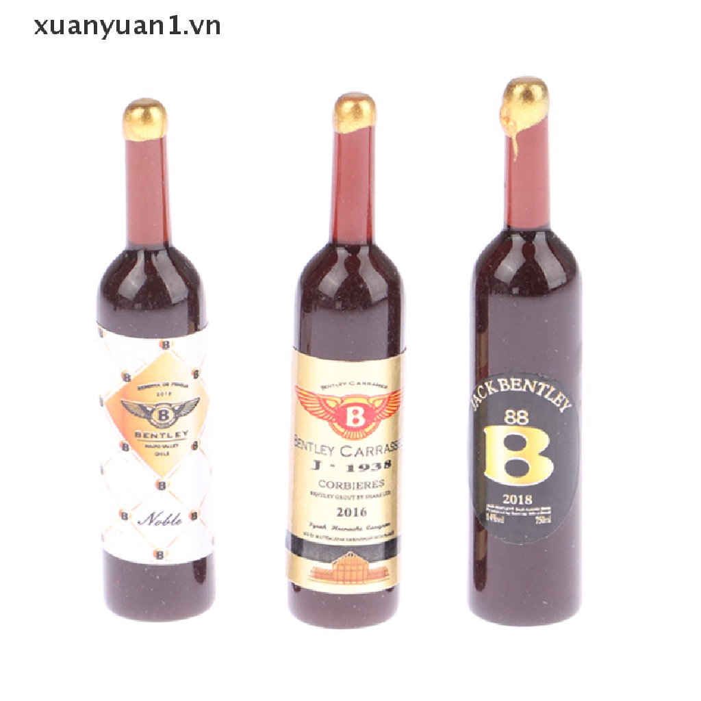 Set 10 Ly Rượu Mini Tỉ Lệ 1: 12 Dùng Để Trang Trí Nhà Búp Bê