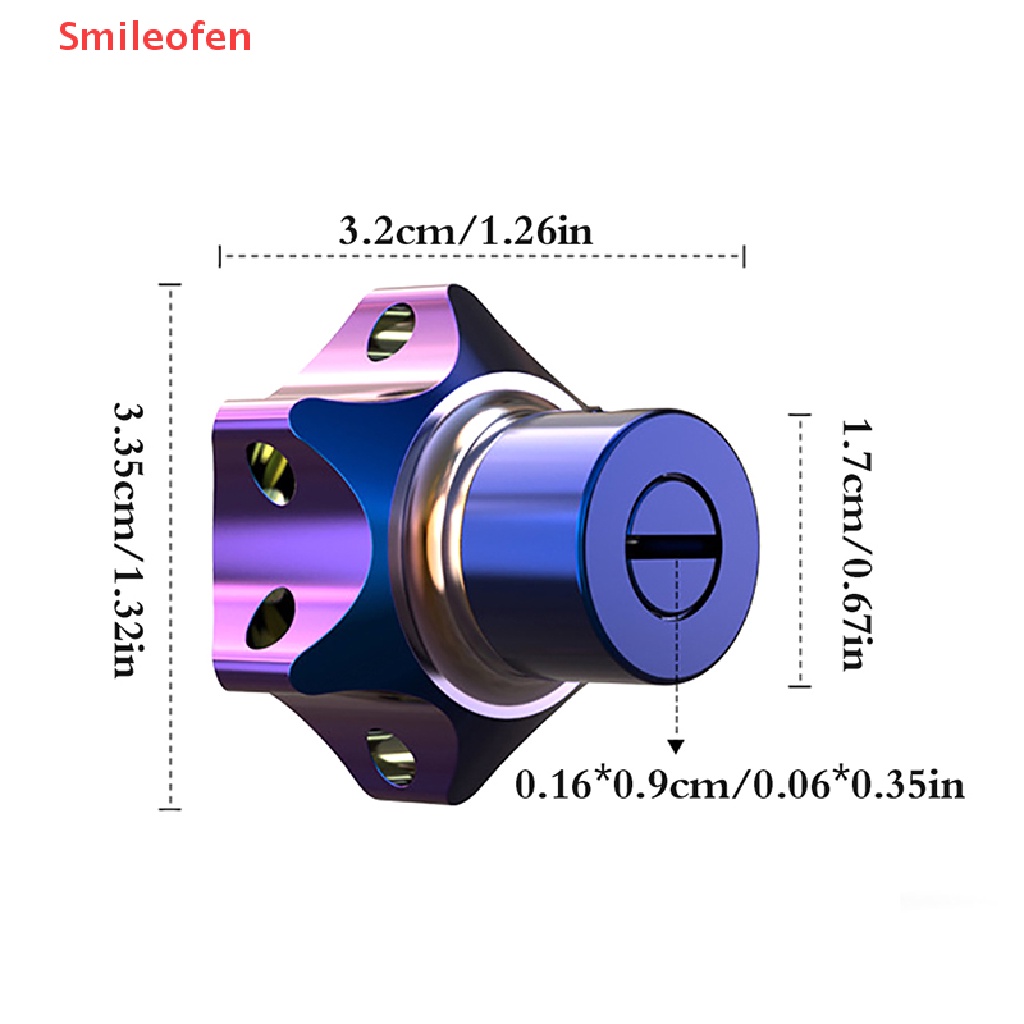 [Smileofen] Móc Chìa Khóa CNC Đầu Lục Giác Bằng Titan Thông Dụng Cho Xe Máy Mới