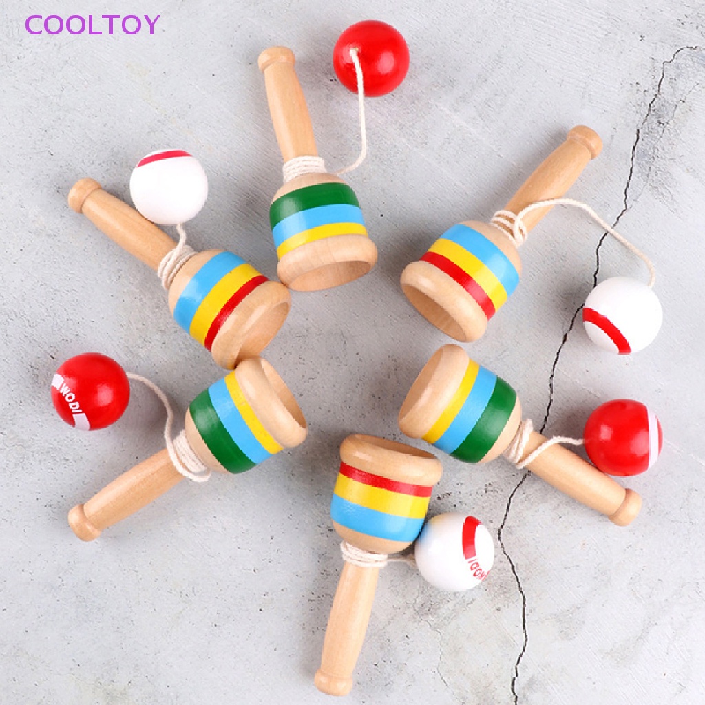 Cooltoy Đồ Chơi Bắt Bóng Kendama Cổ Điển Quà Tặng Cho Trẻ Em