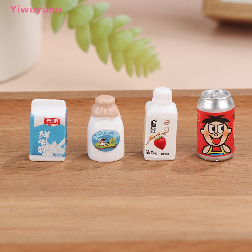 1 Bộ Bình Sữa Đồ Chơi Búp Bê Mini DIY Mới Cho Bé < Yiwuyuan > 1Set