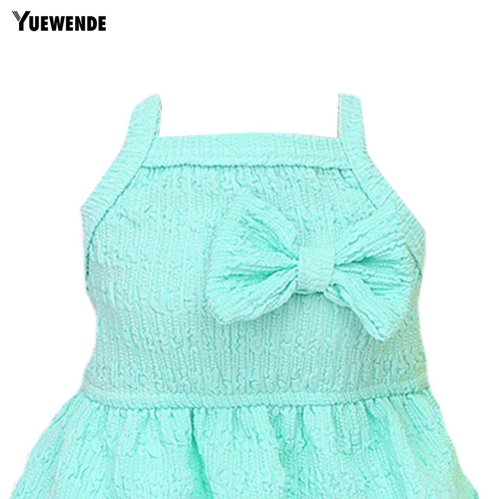 Yue.z Đầm Công Chúa Viền Bèo Nhún Nhiều Lớp Màu Sắc Tươi Sáng Mặc Hằng Ngày Cho Cún