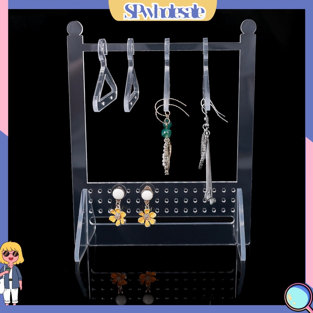 <SPwholesale> Giá Đỡ Trưng Bày Trang Sức Bằng Acrylic Trong Suốt Sức Chứa Lớn