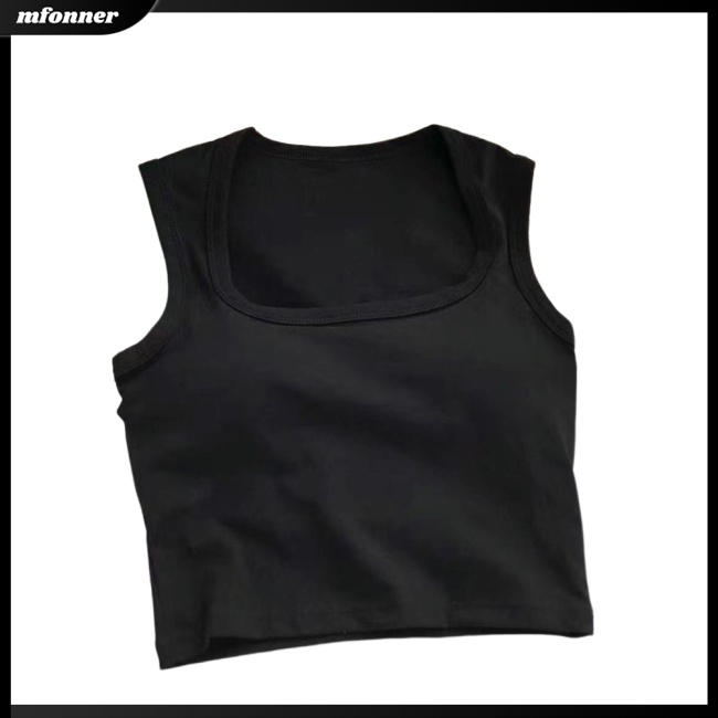 Áo Ngực Thể Thao Sát Nách Màu Trơn Thoáng Khí Gợi Cảm Cho Nữ