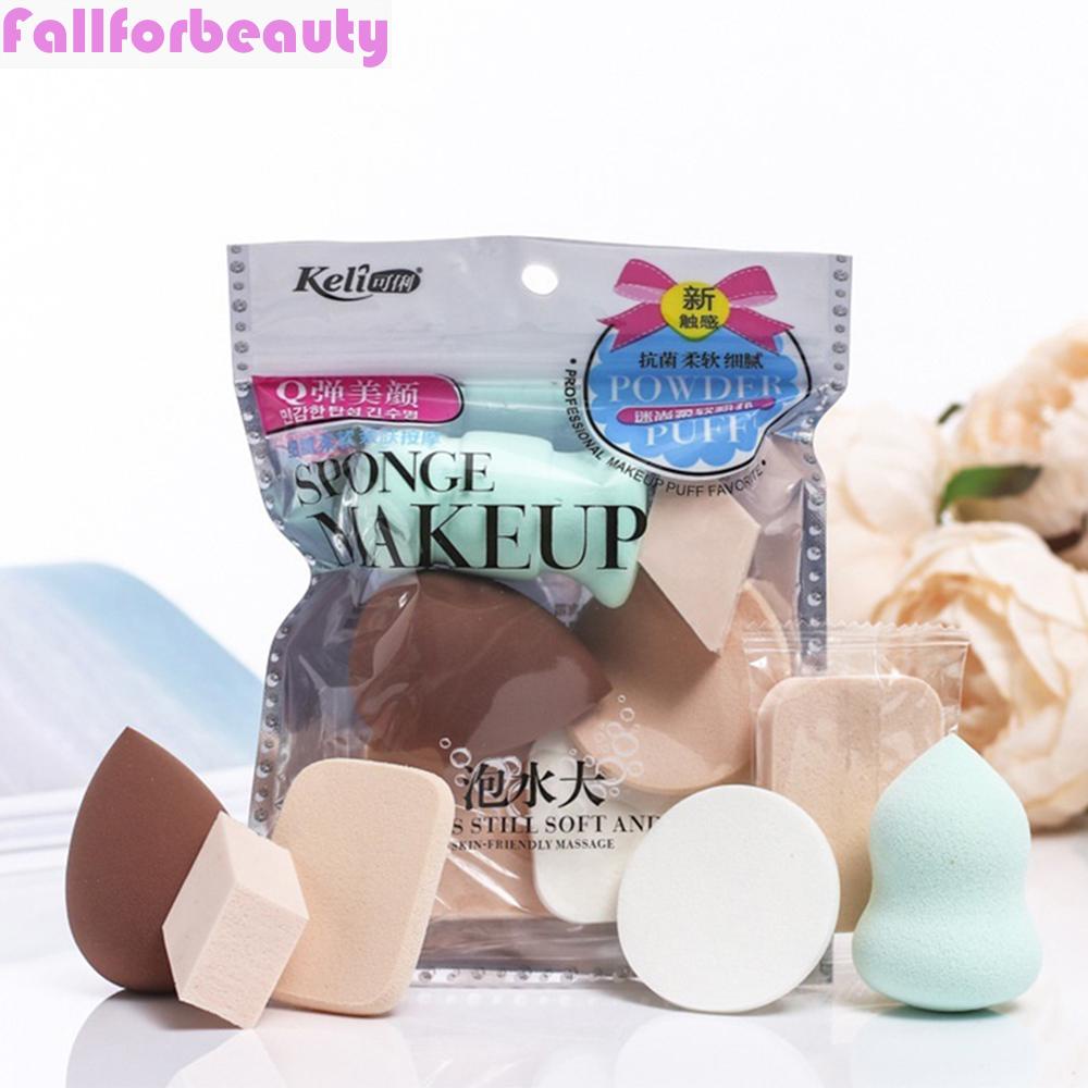 Bộ Mút Trang Điểm Nhỏ Gọn Màu Sắc Ngẫu Nhiên Dùng Được Cả Khi Ướt Và Khô