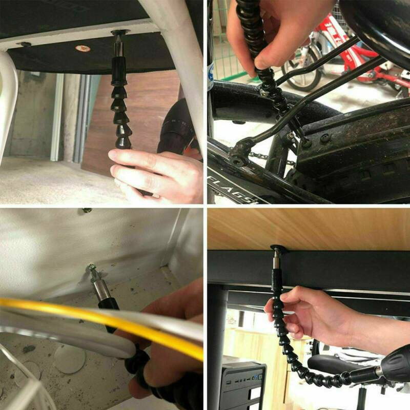 Set 2 Đầu Nối Dài Mũi Khoan Góc Phải Linh Hoạt Giá Đỡ