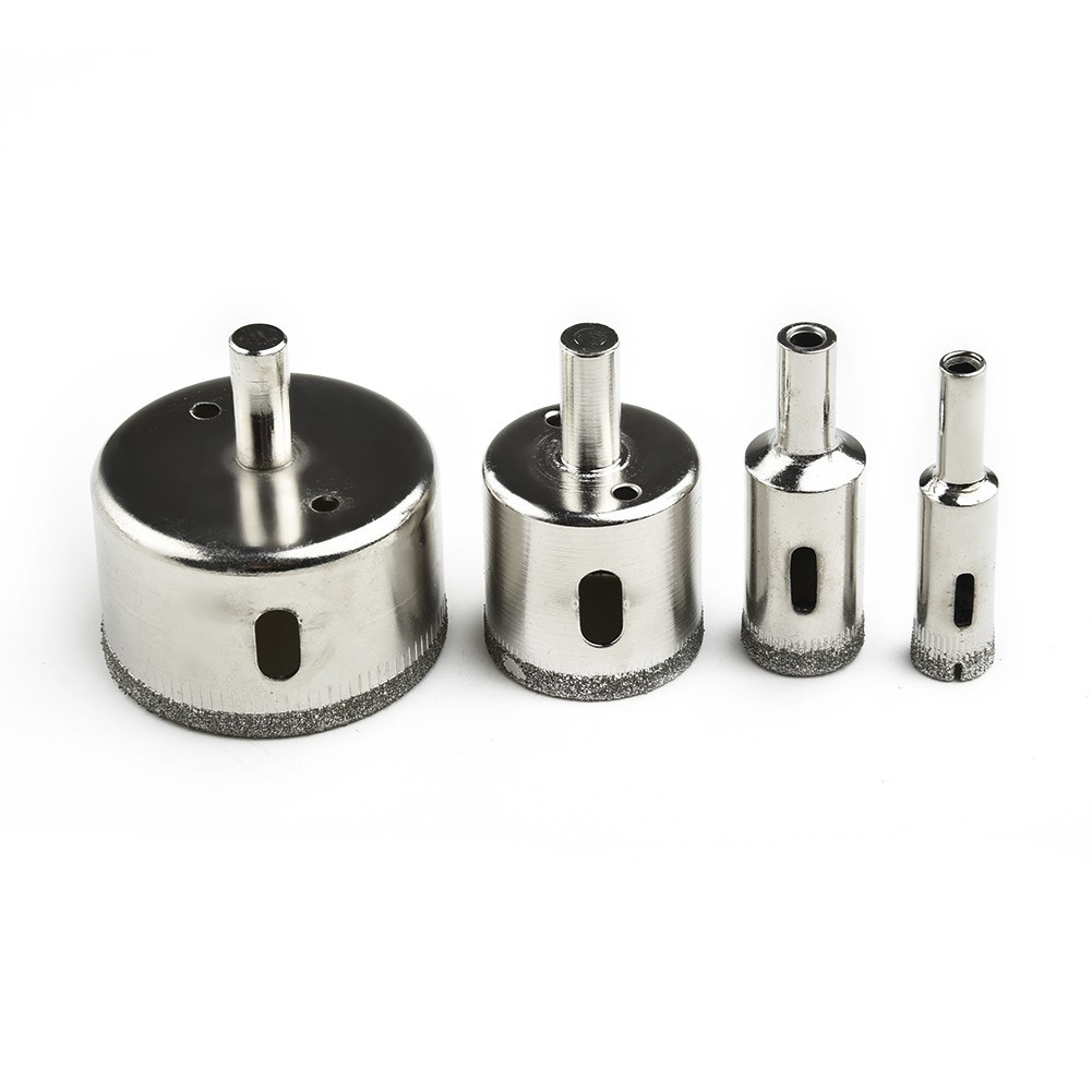 Bộ 10 Mũi Khoan Lỗ 3-50mm Cho Vật Liệu Kính Đá Gốm Sứ