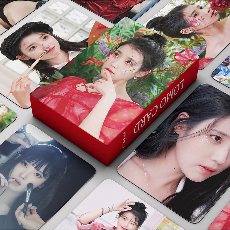 Hộp 55 Ảnh LOMO Card Nhóm Nhạc IU 2023 Thẻ