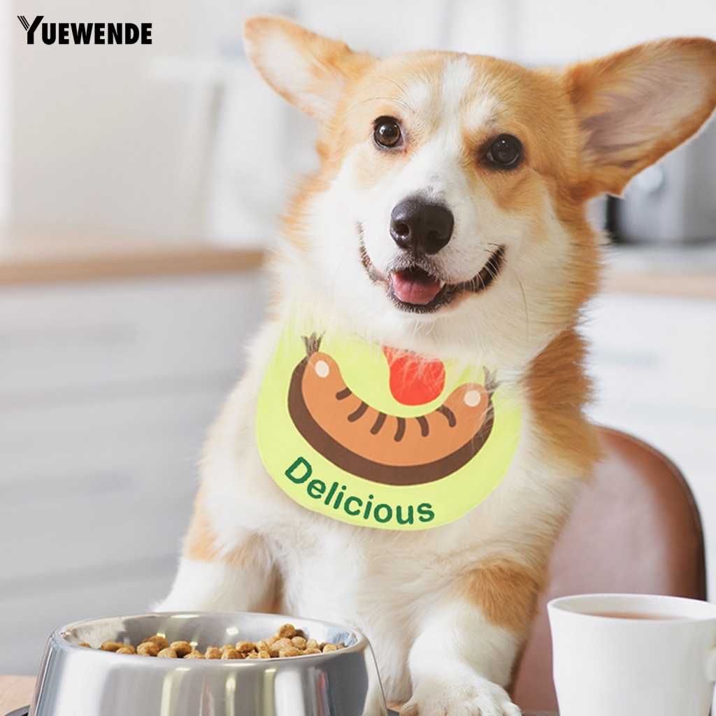 Yue.z Yếm Đeo Cổ Họa Tiết Tinh Tế Đáng Yêu Cho Thú Cưng