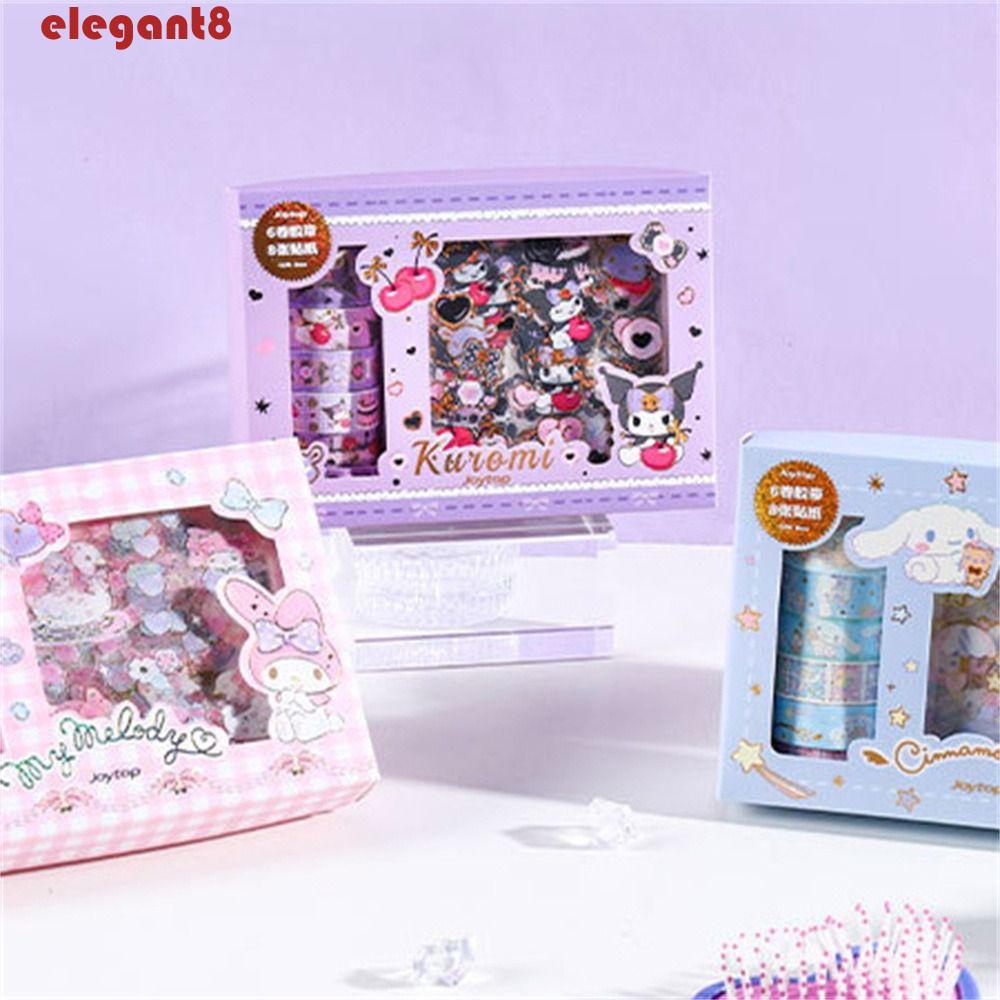 Băng Keo Giấy Dán Trang Trí Văn Phòng / Nhà Cửa Hình Kuromi Cinnamoroll Dễ Thương