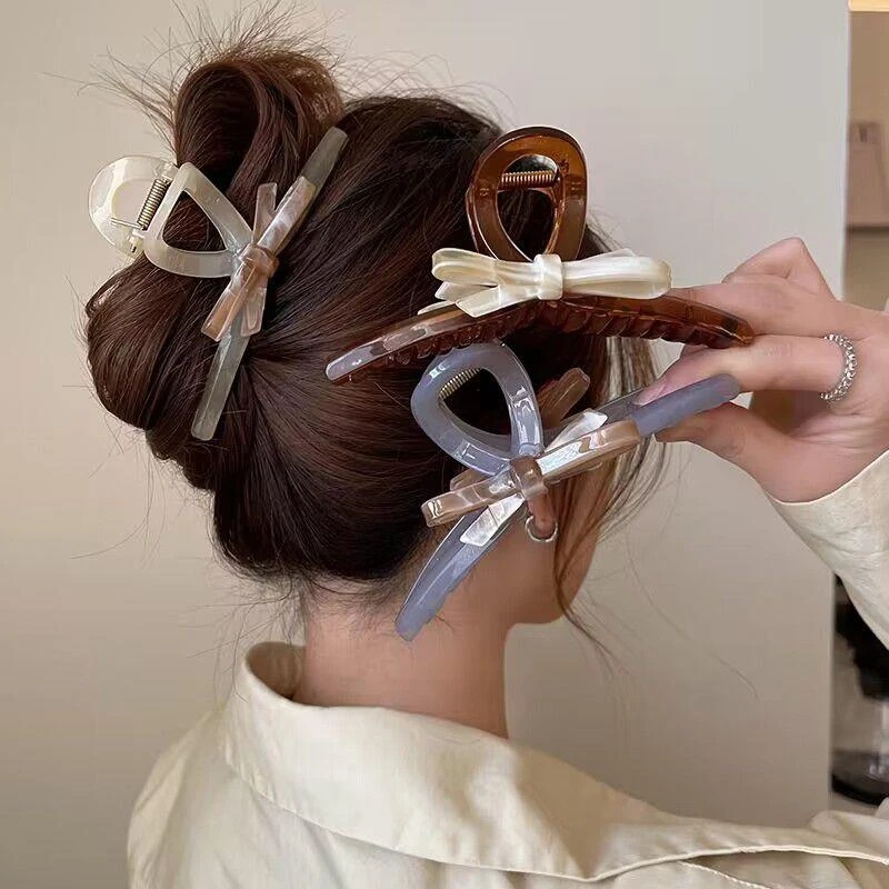 Kẹp Tóc Nơ Lớn Thời Trang Hàn Quốc Cho Nữ