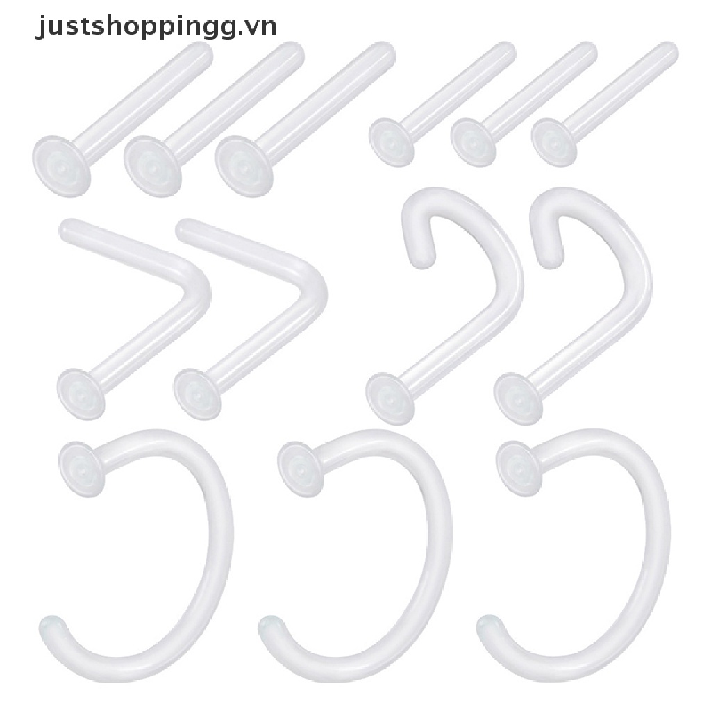 Set 2 Khuyên Xỏ Mũi / Tai / Cơ Thể Độc Đáo Cá Tính