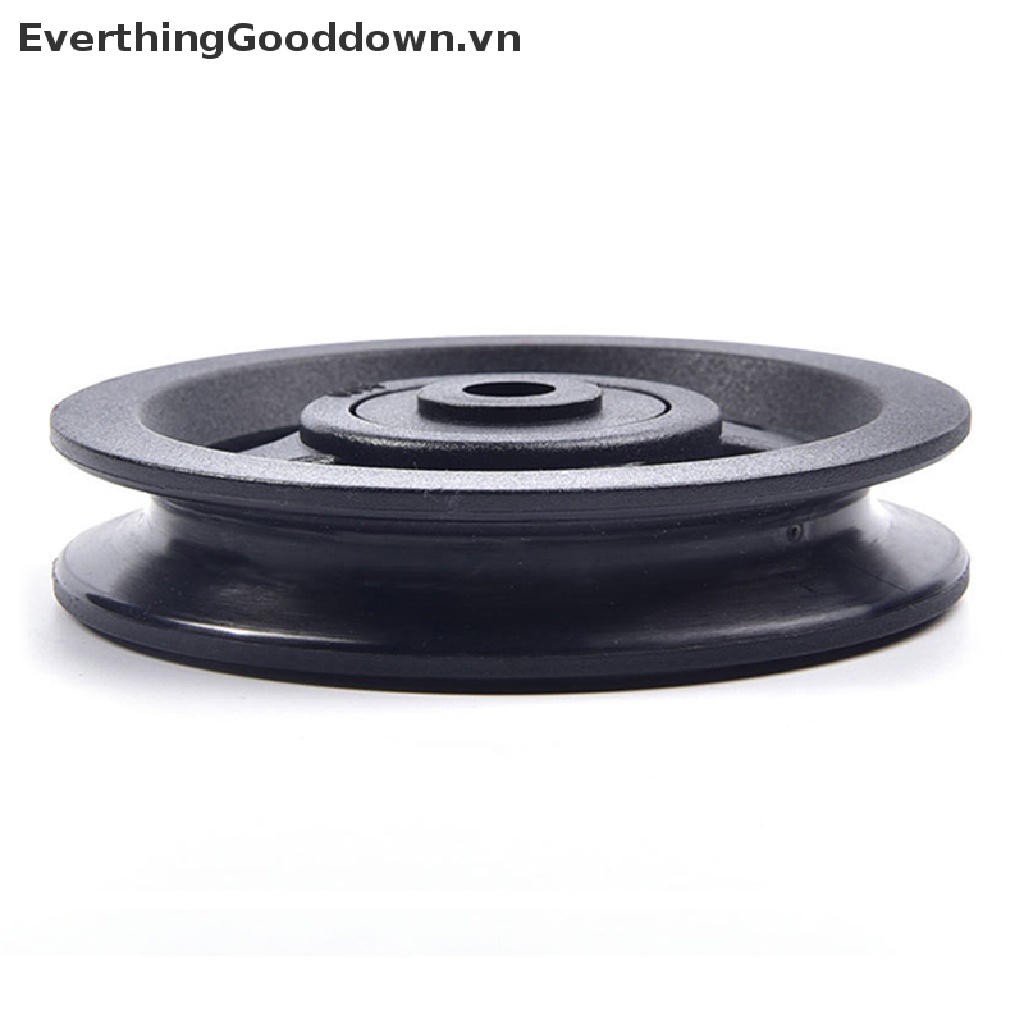 1 Bánh Xe Ròng Rọc 100mm Chất Liệu Abs Màu Đen Chống Mòn Dùng Để Tập Gym