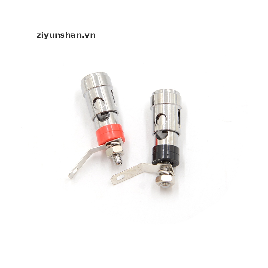 Set 2 Đầu Nối Dây Loa Âm Thanh Mạ Niken vn