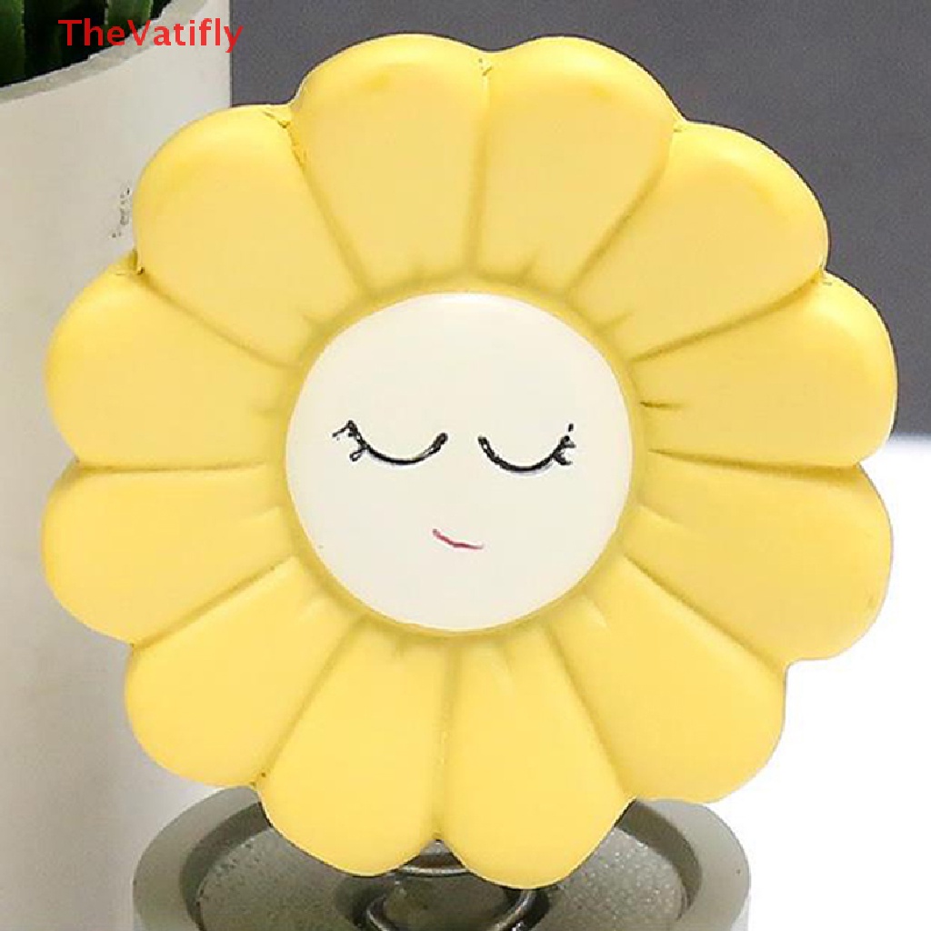 [Thevalifly] Hoa Hướng Dương Lắc Đầu Dễ Thương Trang Trí Nội Thất Xe Hơi