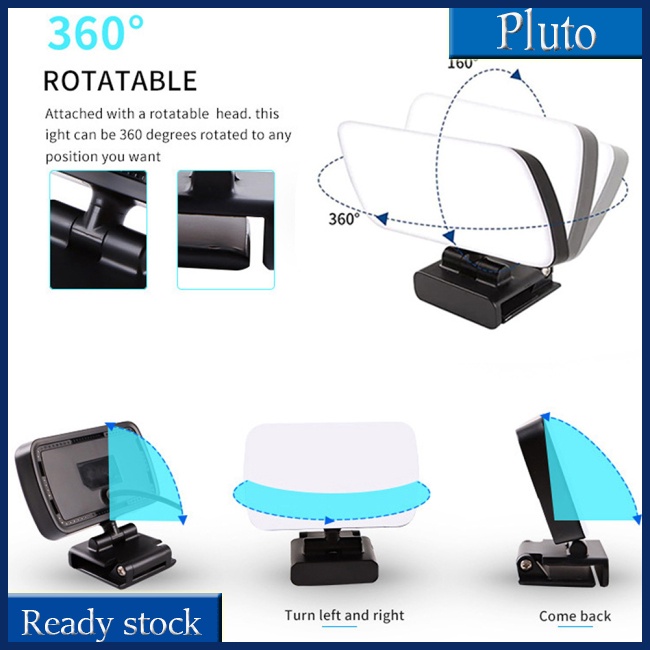 Mới Đèn Trợ Sáng Quay Video Trực Tuyến Di Động Có Thể Điều Chỉnh Cho Notebook