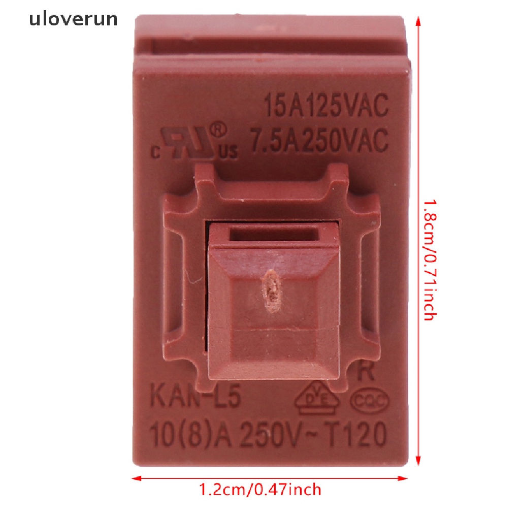 1 Công Tắc Tự Khóa KAN-L5 2Pin 7.5A 250VAC Chất Lượng Cao