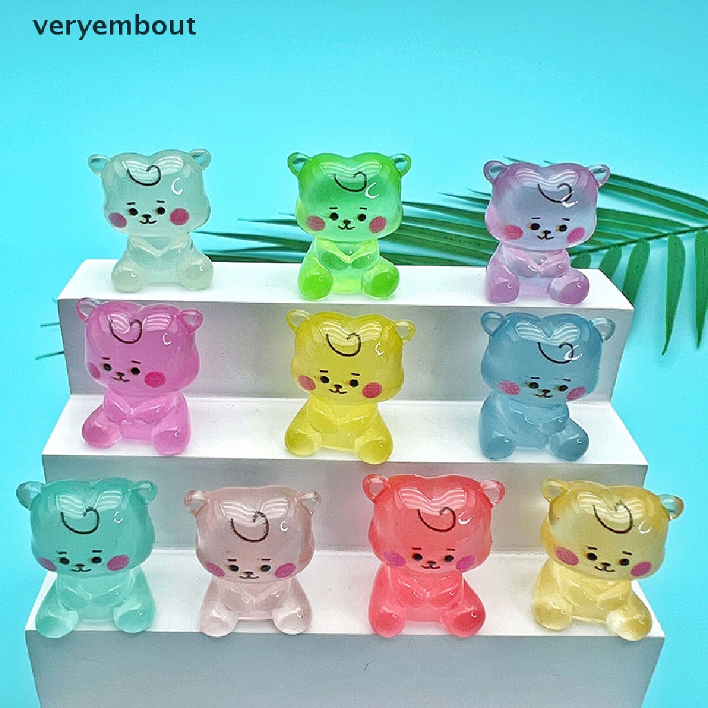 1 Đồ trang trí Chú Cừu Mini Bằng Nhựa Phát Quang Dùng Trang Trí Độc Đáo