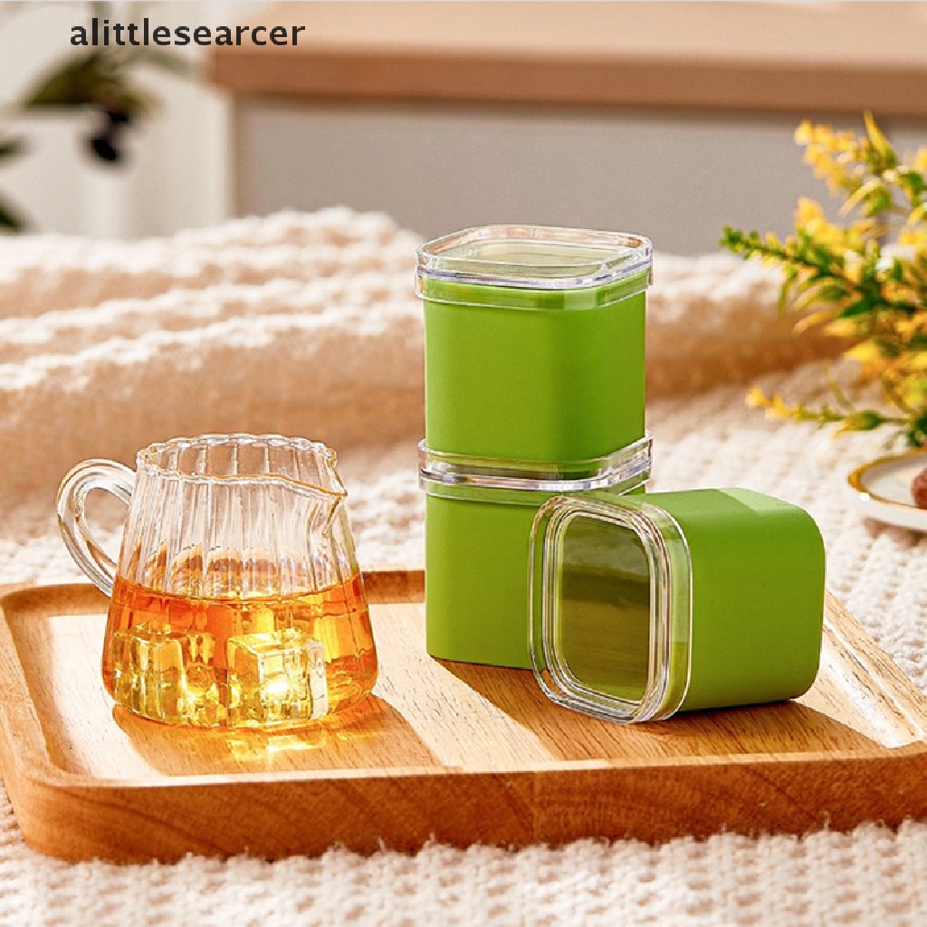 Khuôn Làm Đá Hình Vuông Cỡ Lớn Bằng Silicone Có Nắp Tháo Rời Và Tái Sử Dụng Được DIY