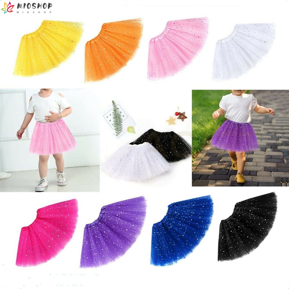 Đầm Xòe Tutu Cho Bé Gái Múa Ba Lê