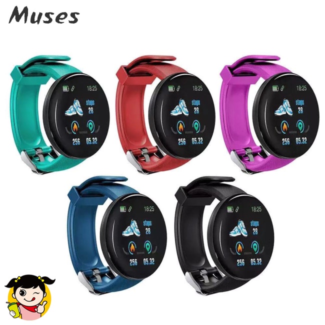 Đồng Hồ Thông Minh Màn Hình Màu 1.3-inch Chống Thấm Nước Ip65 Chuyên Dụng Cho Nam Và Nữ