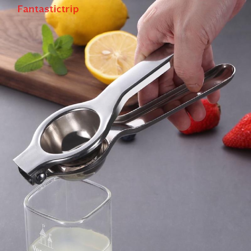[Fantastictrip] Dụng Cụ Ép Nước Cam / Chanh Bằng Thép Không Gỉ Mới