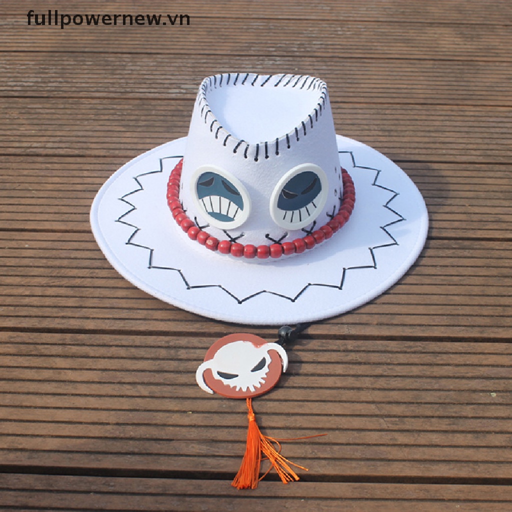 Nón Cao Bồi Hóa Trang Nhân Vật Hoạt Hình One Piece Portgas D Ace Cho Nam Và Nữ vn
