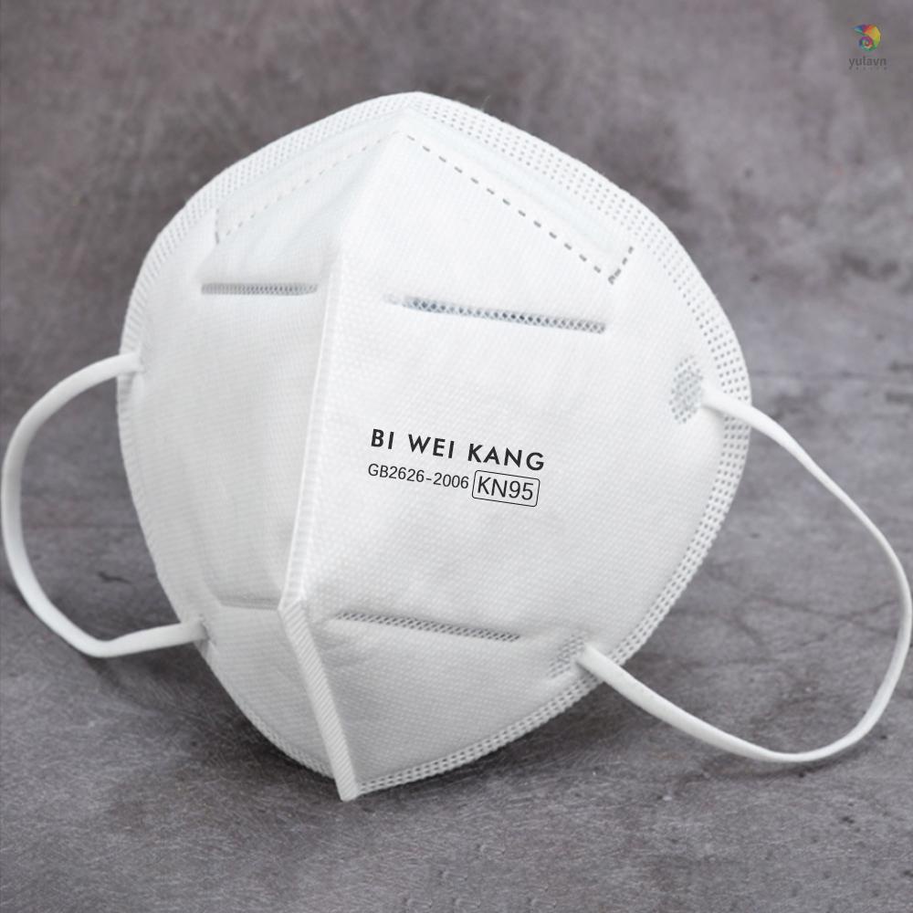 Set 10 Khẩu Trang KN95 Bằng Vải Không Dệt Mềm Mại Thoáng Khí Chống Bụi