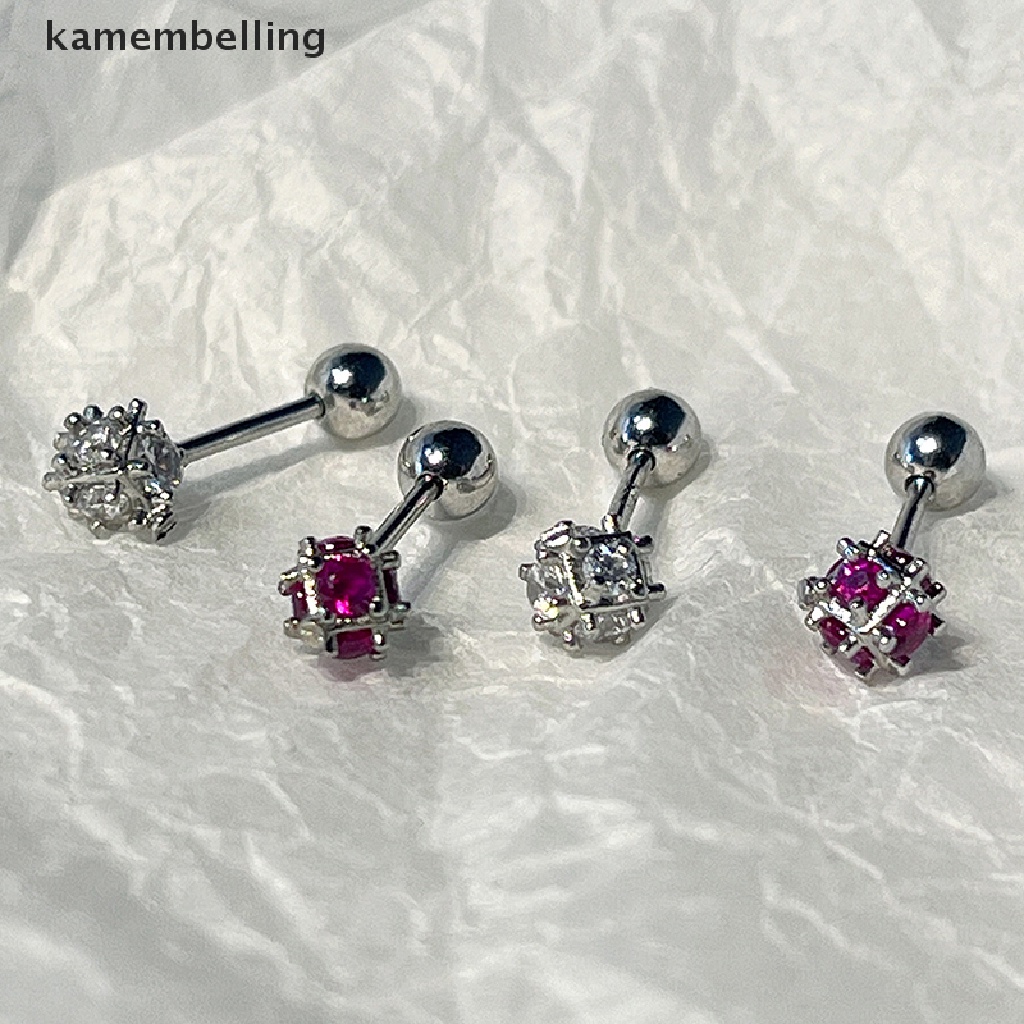 1 Đôi Khuyên Tai Nữ Đính Đá Thời Trang