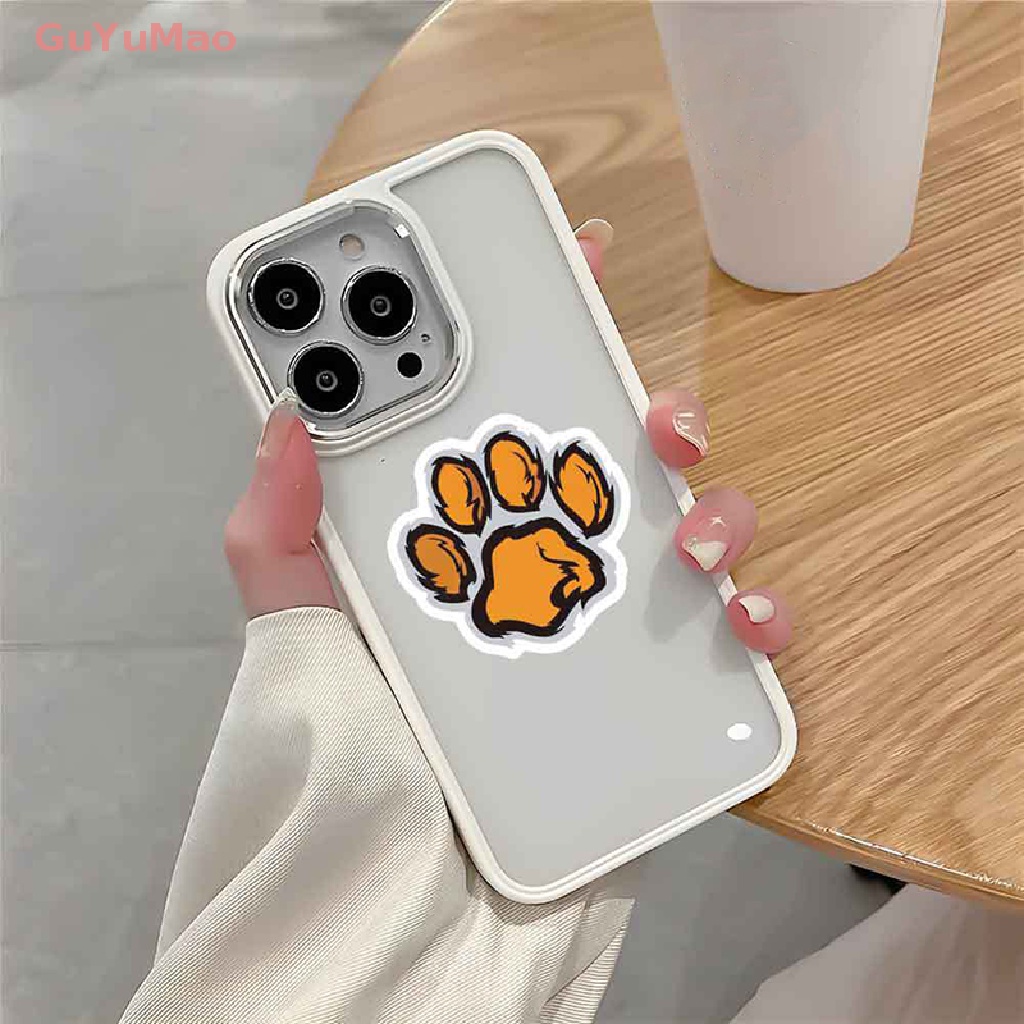 Set 50 Nhãn Dán Trang Trí Hình Dấu Chân Chó Hoạt Hình Cổ Điển Cho Tủ Lạnh / Xe Hơi / Sổ Tay / Sổ PRTA