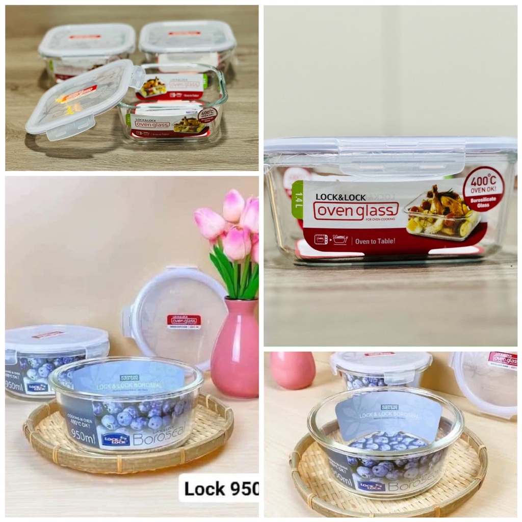 [Chính hãng] Hộp thủy tinh chịu nhiệt cao cấp Lock.Lock