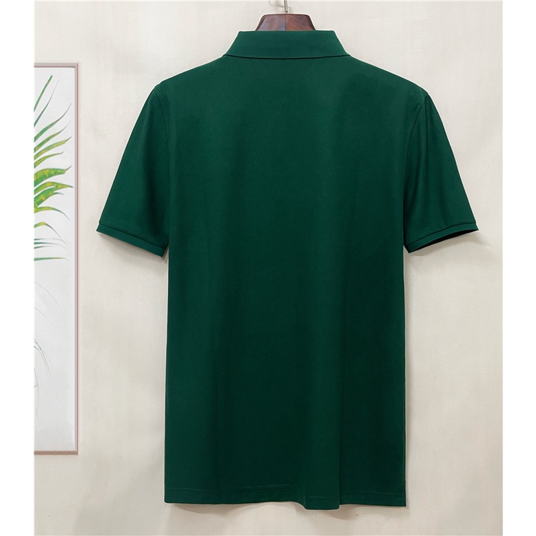 B0ss Nam polo Sơ Mi cotton Thêu Hình monogram Mới Size S-4XL