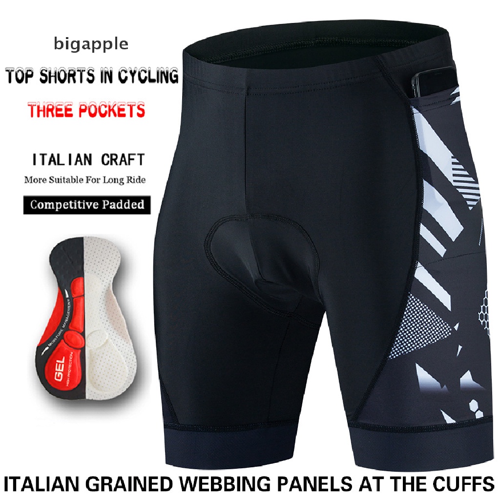 Bigapple Lycra Quần Short Đi Xe Đạp Cyklopedia Dành Cho Nam Giới RDG