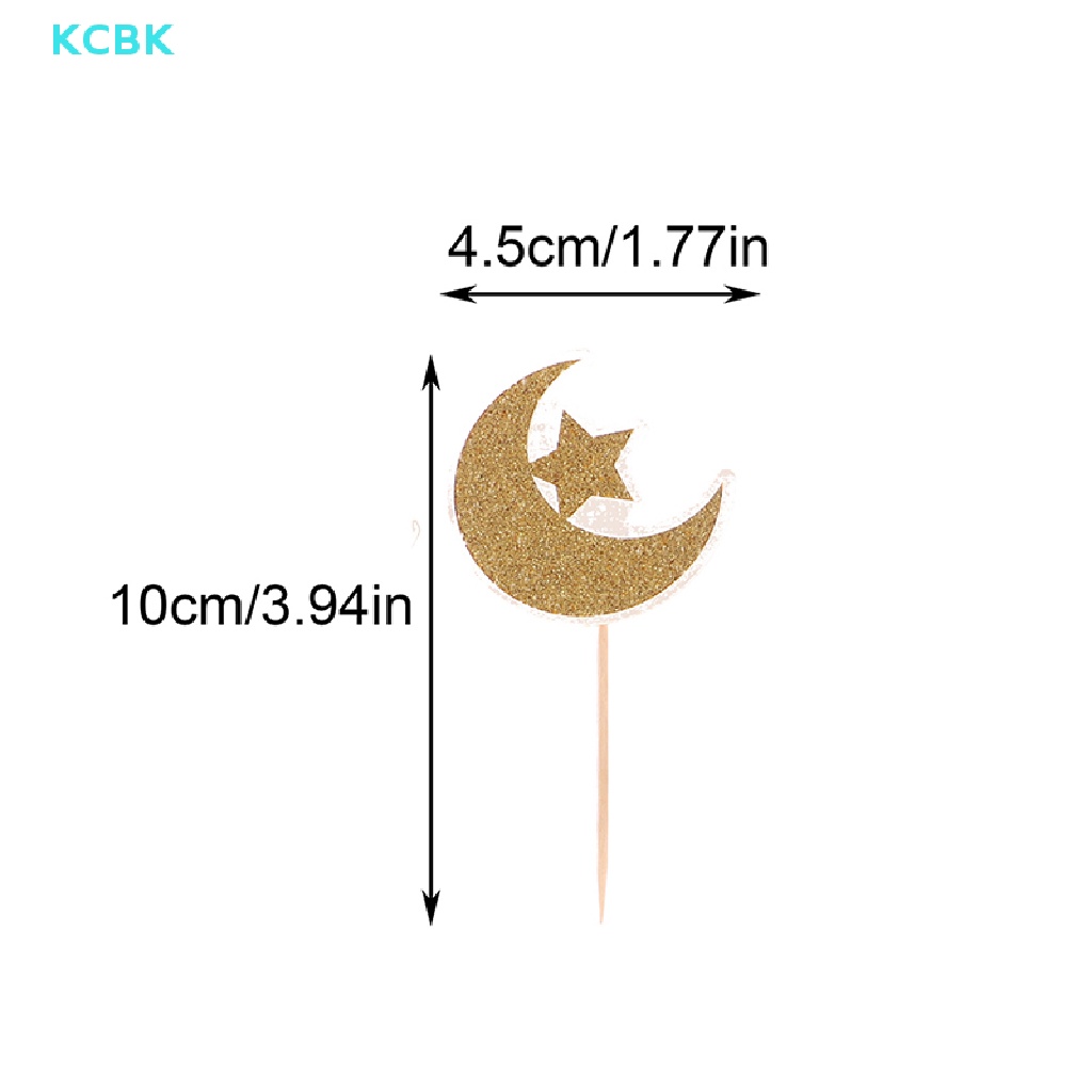 Set 12 Que Cắm Trang Trí Bánh Kem Phong Cách Hồi Giáo