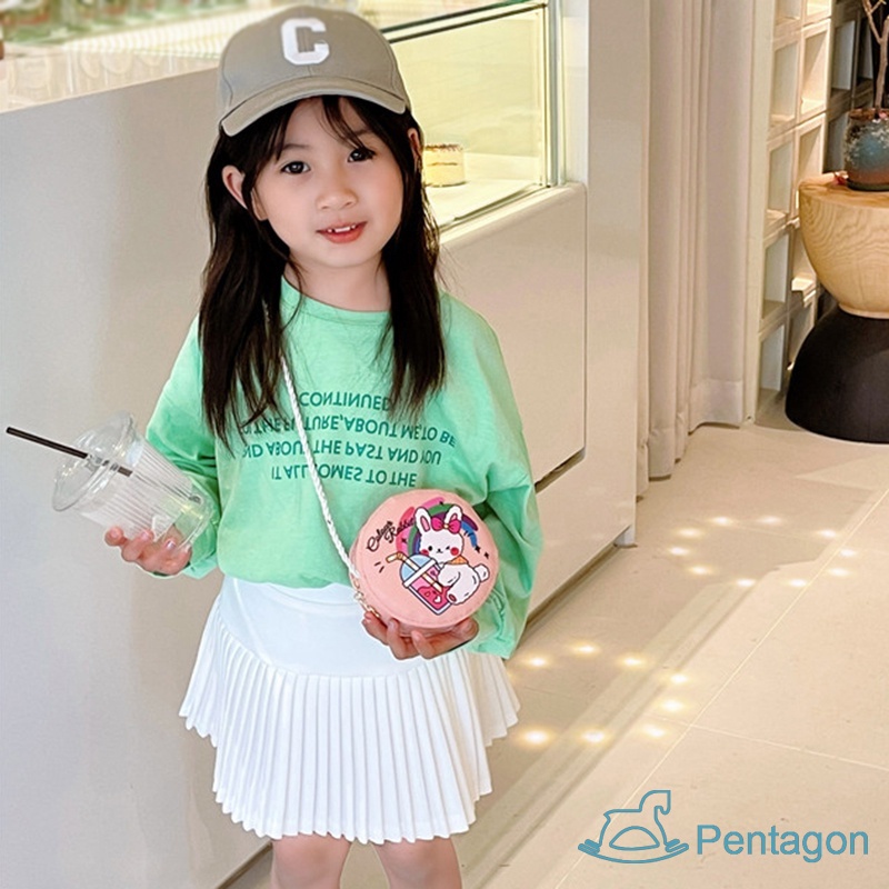 Túi Đeo Vai Bằng Da PU Trọng Lượng Nhẹ In Họa Tiết Hoạt Hình Thời Trang Mùa Hè Dành Cho Bạn Gái