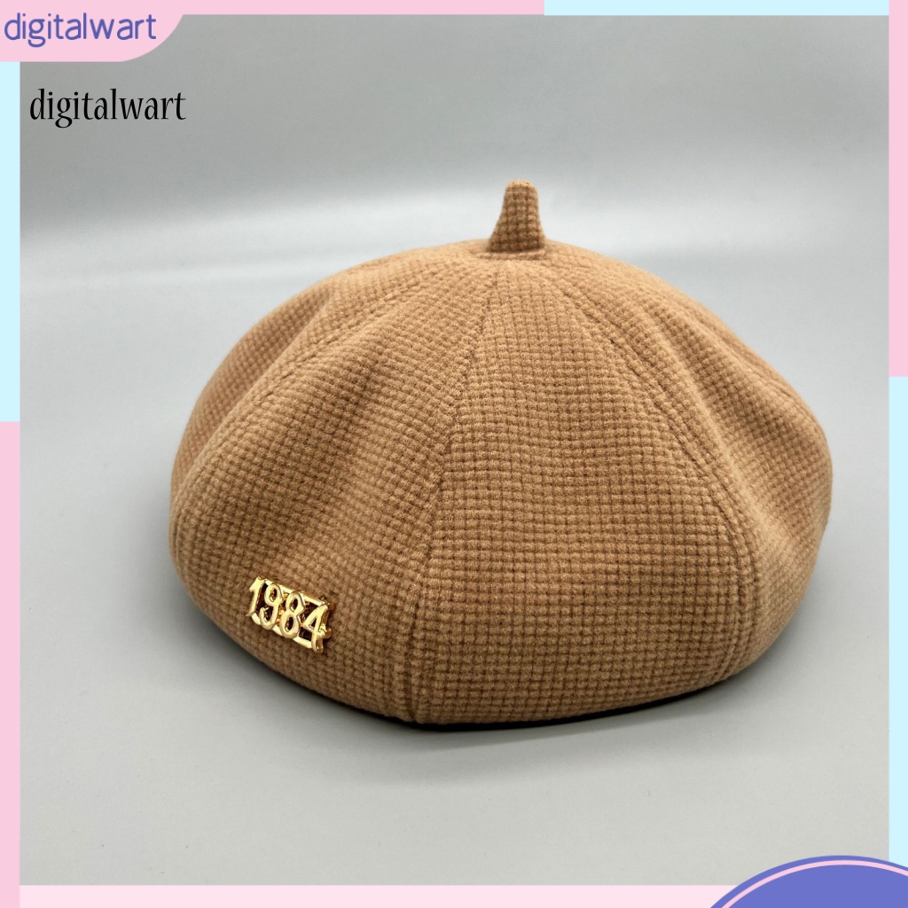 Kỹ Thuật Số| Mũ Beret Chất Liệu Polyester Siêu Mềm Chống Gió Không Phai Màu Phong Cách Cổ Điển Thời Trang Thu Đông Cho Nữ