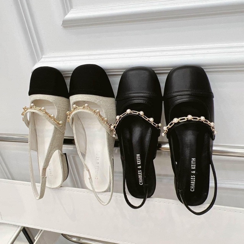 Giày búp bê charles & keith hàng tuồn full box GD0010