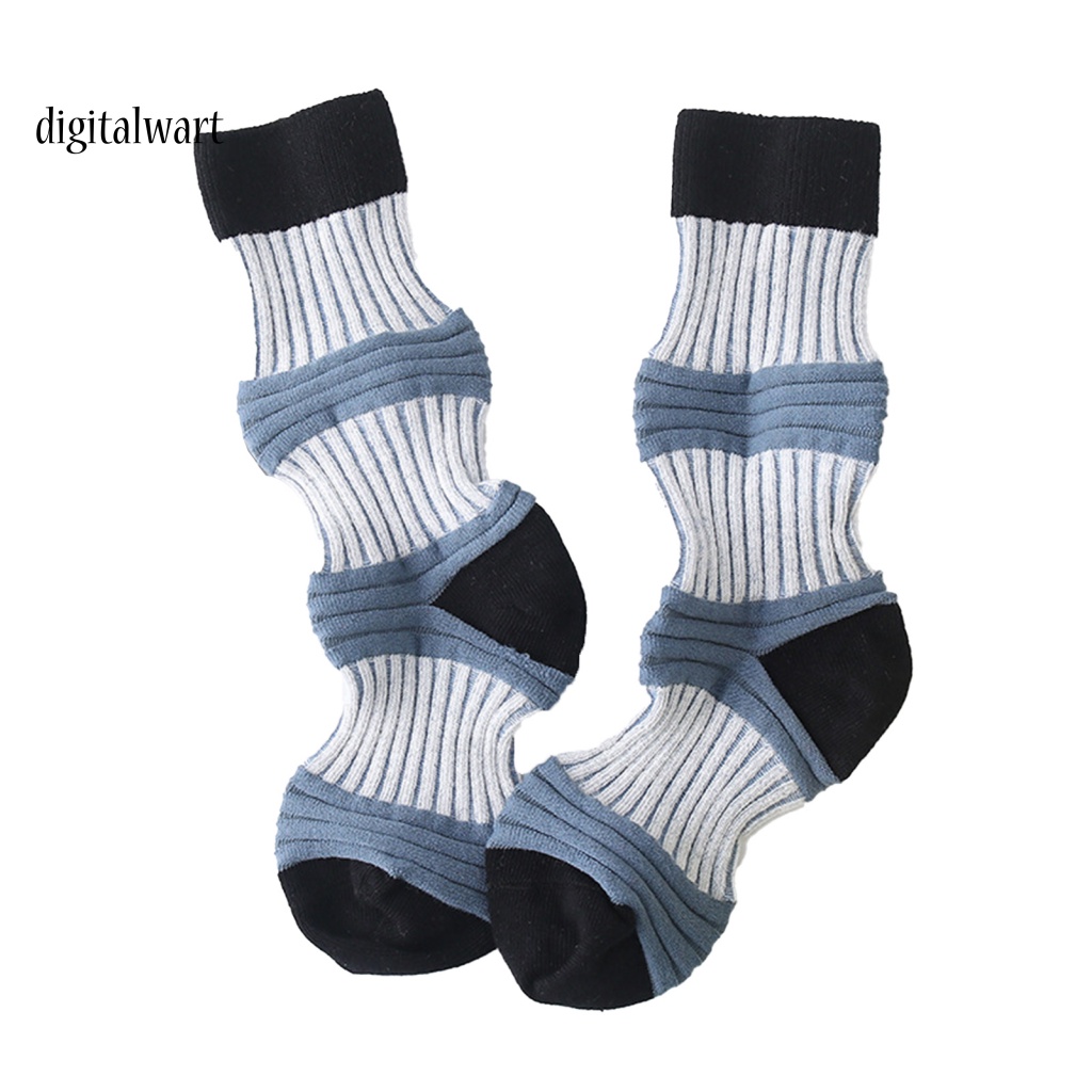 Kỹ Thuật Số| Vớ Thể Thao Dài Bằng Vải Cotton Mềm Nhẹ Thoáng Khí Màu Tương Phản Nhanh Khô Độ Co Giãn Cao Thoải Mái Cho Nam