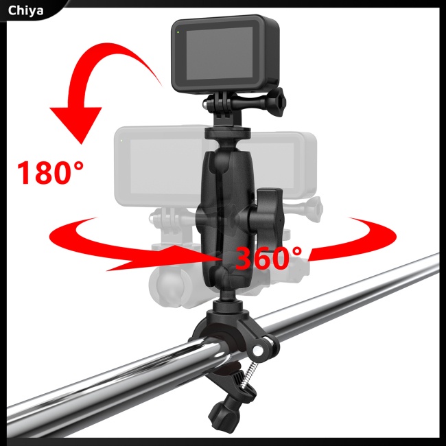 Giá Đỡ Máy Ảnh Selfie Gắn Tay Lái Xe Đạp / Mô Tô Tiện Lợi