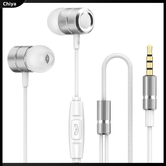 Tai Nghe Nhét Tai Sợi Nylon Bện Dây Nilon Có Micro Điều Khiển Trò Chơi