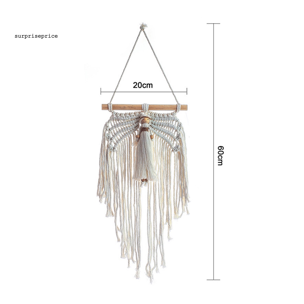 Thảm Dệt Sợi Cotton Thiết Kế Thiên Thần SPA Sành Điệu Trang Trí Phòng Trẻ Em