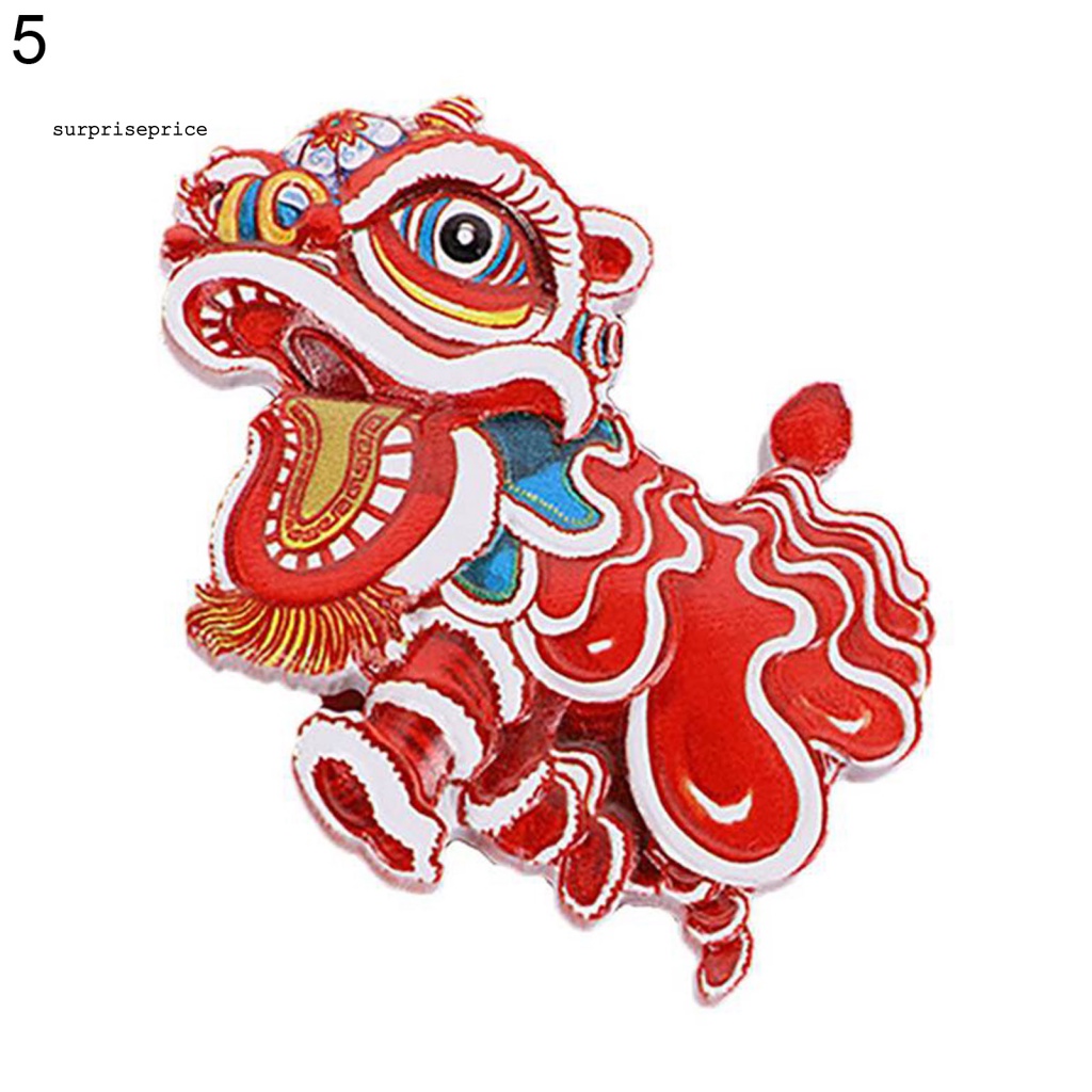 Nam Châm Hít Tủ Lạnh Bằng Nhựa Resin Dễ Thương Sáng Tạo Phong Cách Trung Hoa