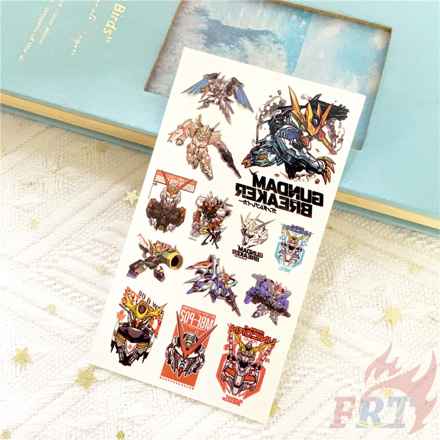 ❣️1 Tấm Hình Xăm Dán Mini Gundam Breaker Series 02❣️ Hình Xăm Dán Chống Thấm Nước Quyến Rũ